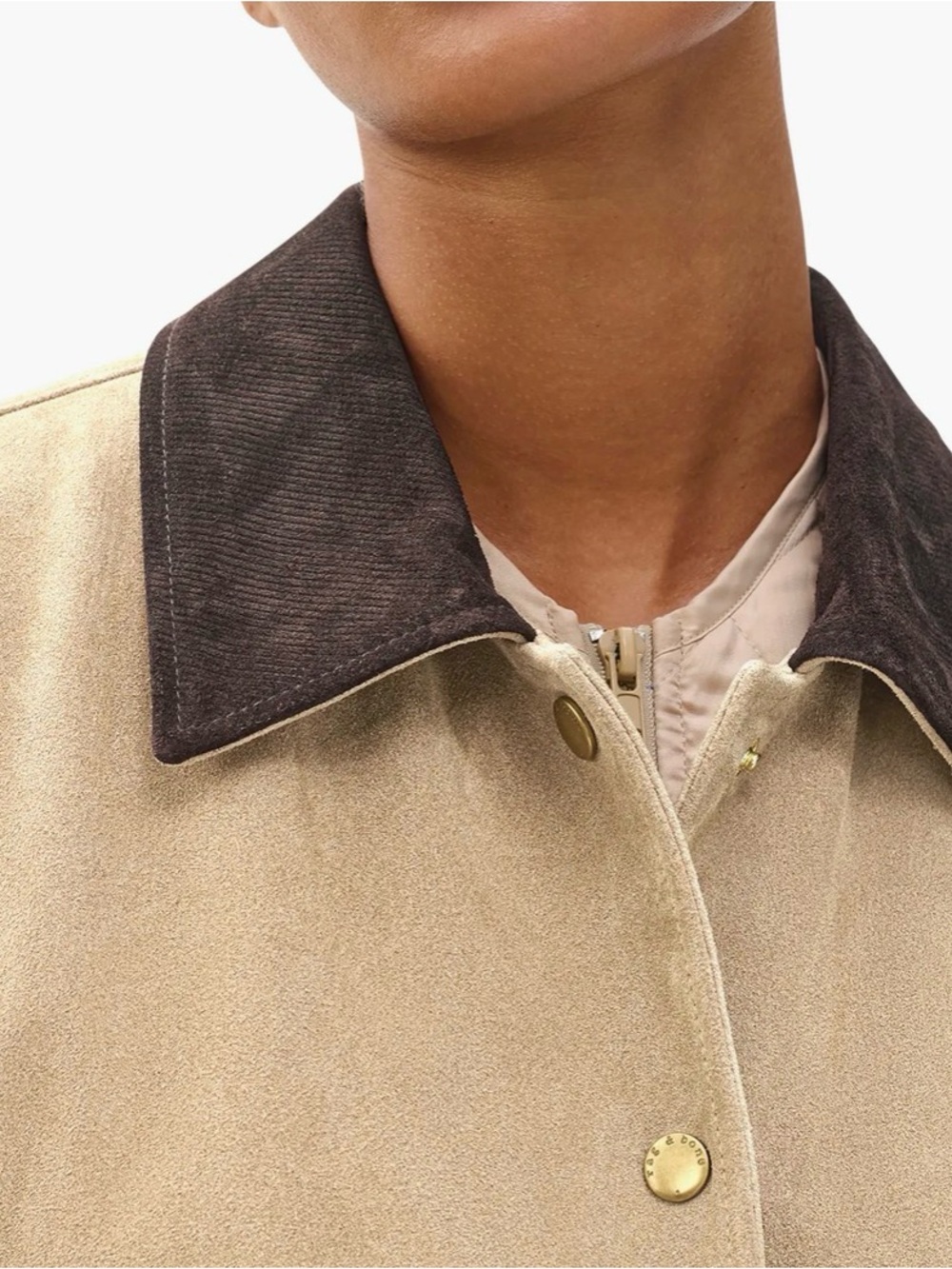 rag & bone Cassidy Suede Jacket -M - Picture 6 of 15